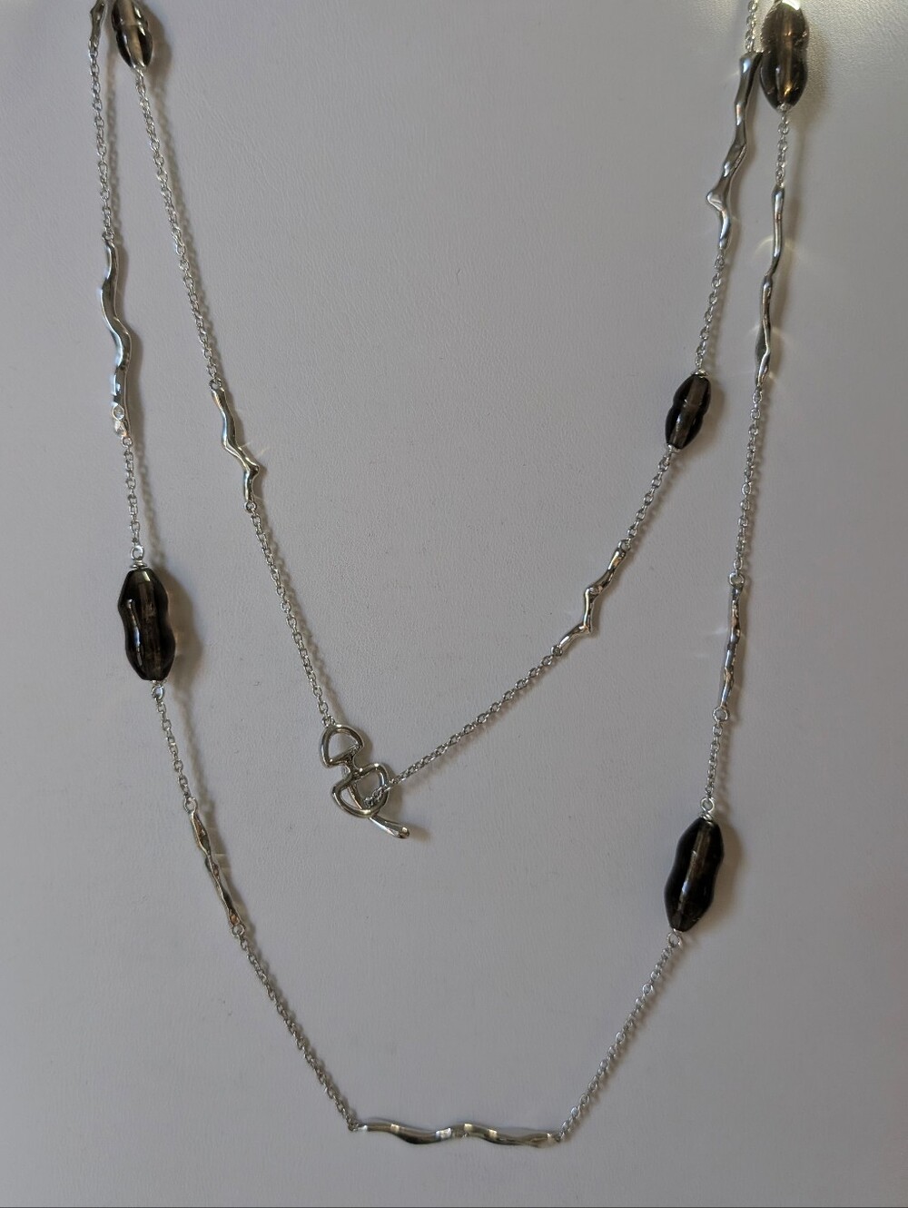 Hot Diamonds Smoky Quartz And Diamond Necklace